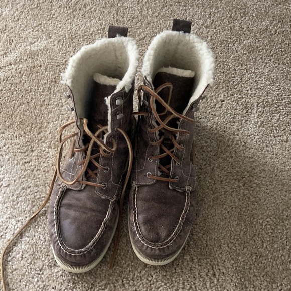 Sperry Topsider Fleece Lined Boot Men’s Large size 11 - Picture 2 of 6